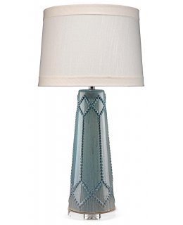 Jamie Young 9HOBNAILTEAL Hobnail Table Lamp